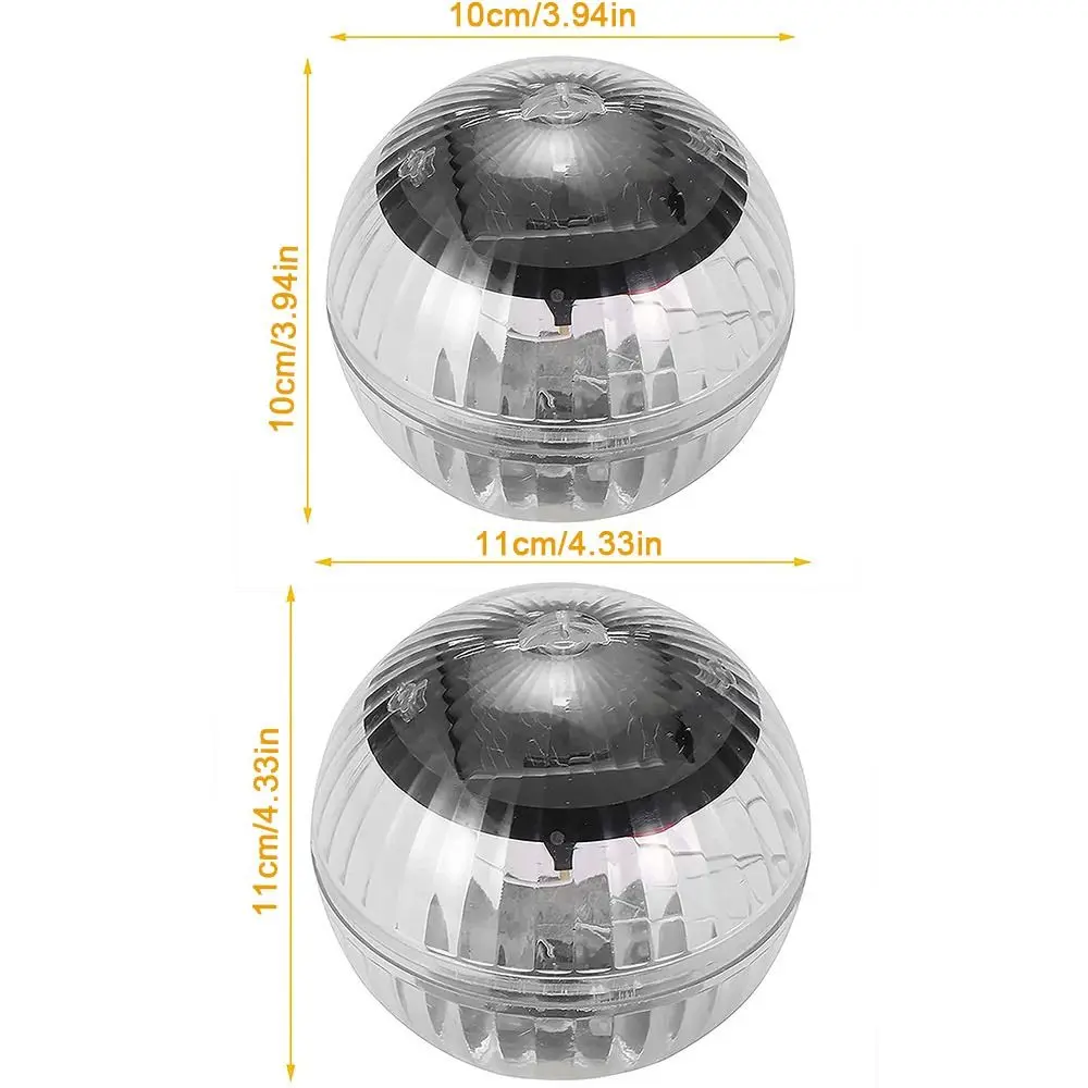LED Solar Floating Pond Light Solar Powered Round Solar Water Drift Lamp Multi Color Changing Waterproof Ambient Decorative Lamp