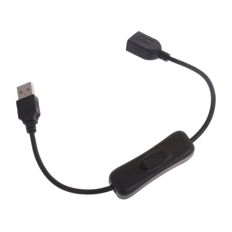 USB Extension Cable Inline On/Off for Driving Recorder, LED Desk Lamp