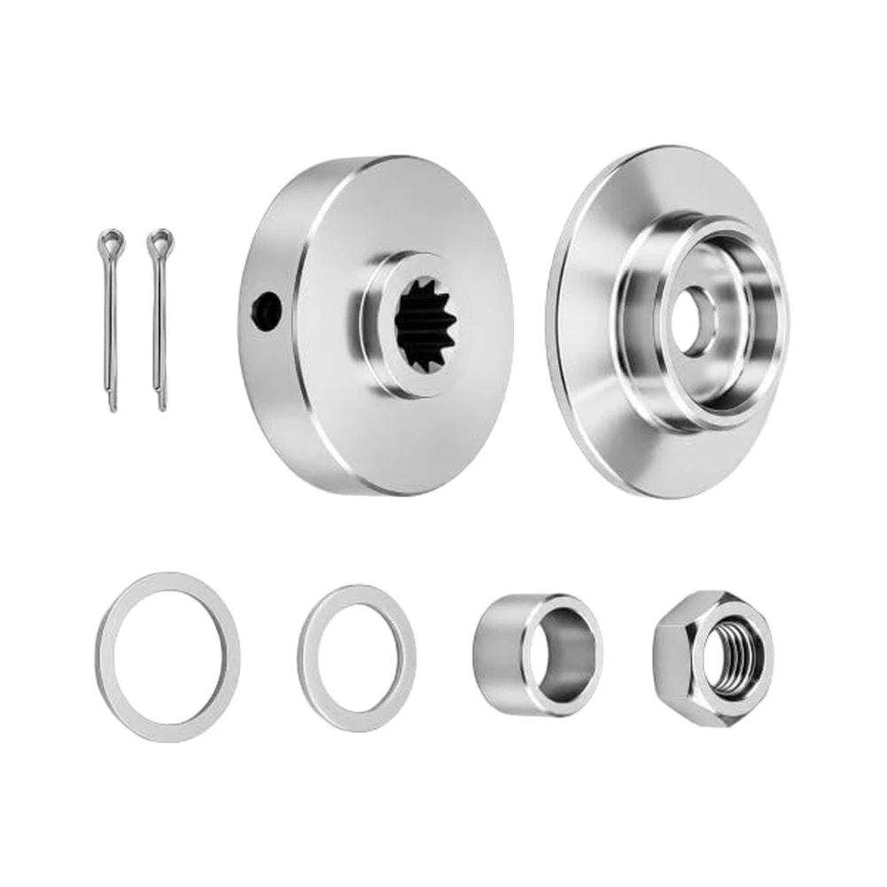 For Echo For Trimmers Brush Cutter Adapter Kit Stainless Steel 11-spline Gear Case Nut  Pin Thrust Washers Hardware Tools Parts
