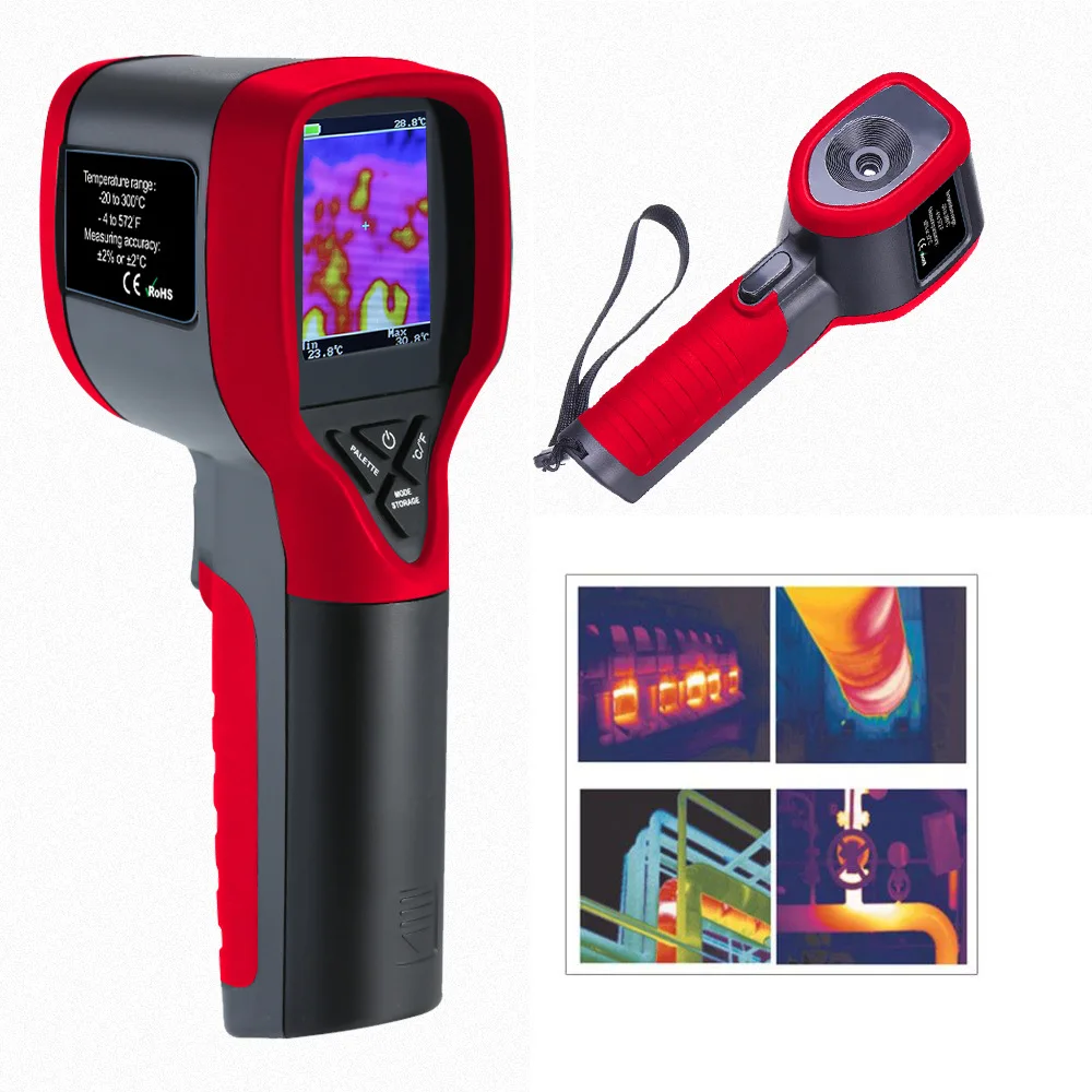 ET692A Portable Infrared Images Resolution Thermal Imager Camera for Archaeology  -20~300℃ ℃/℉ Switching Temperature Humidity