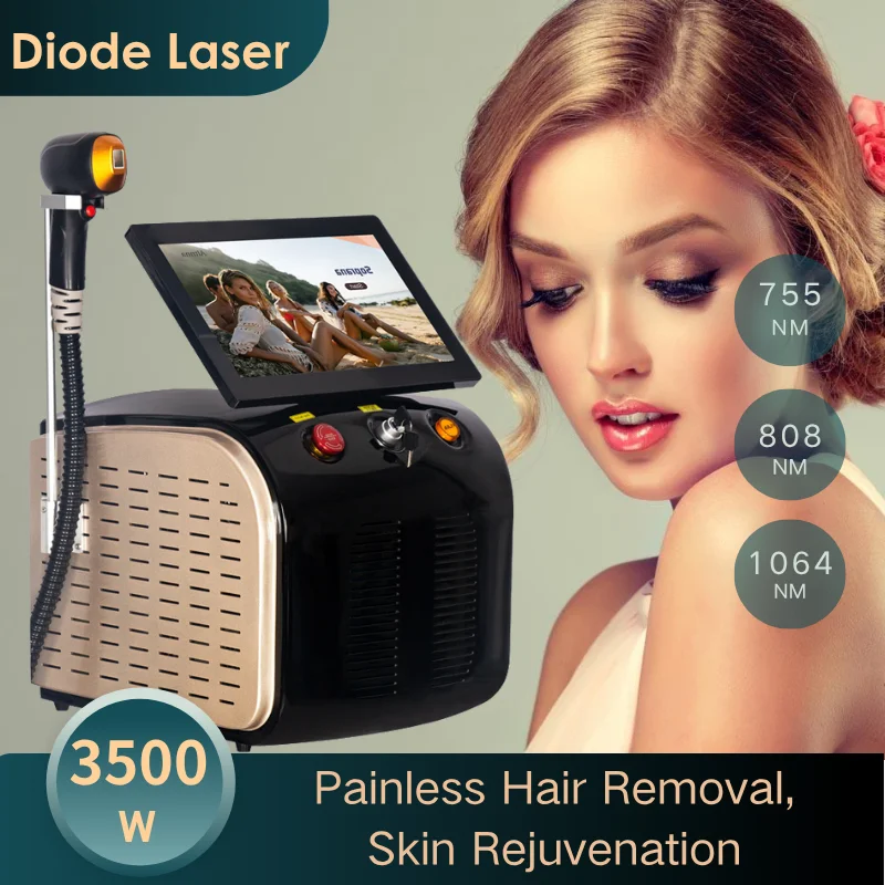 

Diode 808nm Permanent Laser Epilator Machine Professional Painless Permanent Hair Removal Suitable For Salons And Home Use