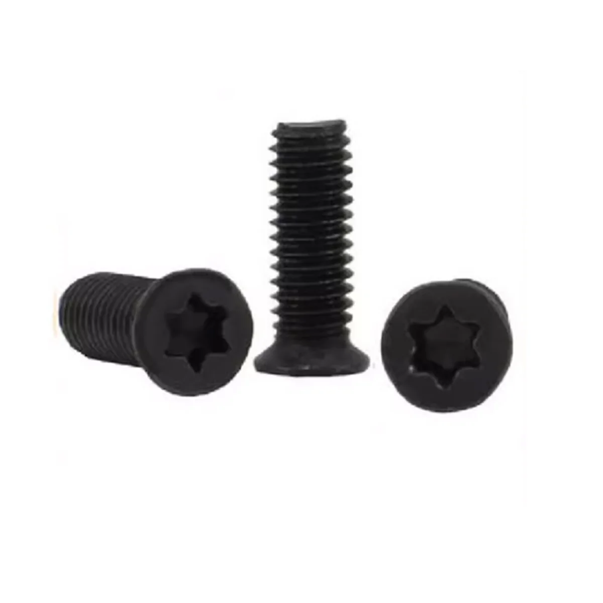 Carbon Steel Black Plum Blossom Groove Thin Countersunk Small Flat Head Non-Standard Machine Screw M2 M2.5 M3 M4