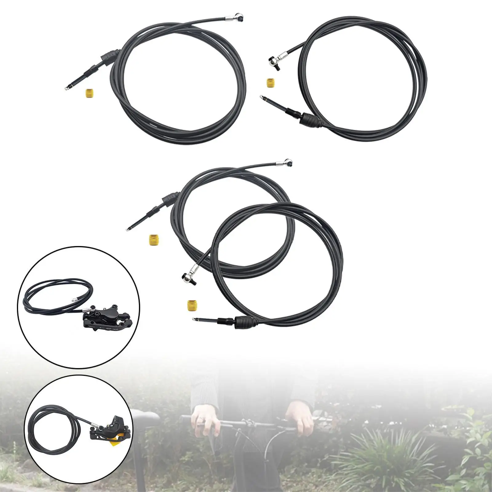 

Bike Brake Wire Set Brake Caliper Cable Scooter Cycling Accessories Replacement Riding Road Bike Easy to Use Bicycle Brake Cable