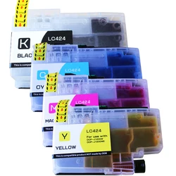 Europe LC424 LC-424 Compatible Ink Cartridge For Brother DCP-J1200W DCP-J1200WE DCP-J1200DW J1200W J1200WE J1200 J1200DW Printer