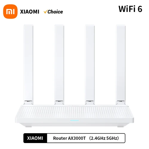 Xiaomi-enrutador AX3000T Original, procesador de banda ancha de 5GHz, 2024 MHz, 160 GHz, conexión NFC de alta velocidad para juegos en casa y oficina, novedad de 1,3