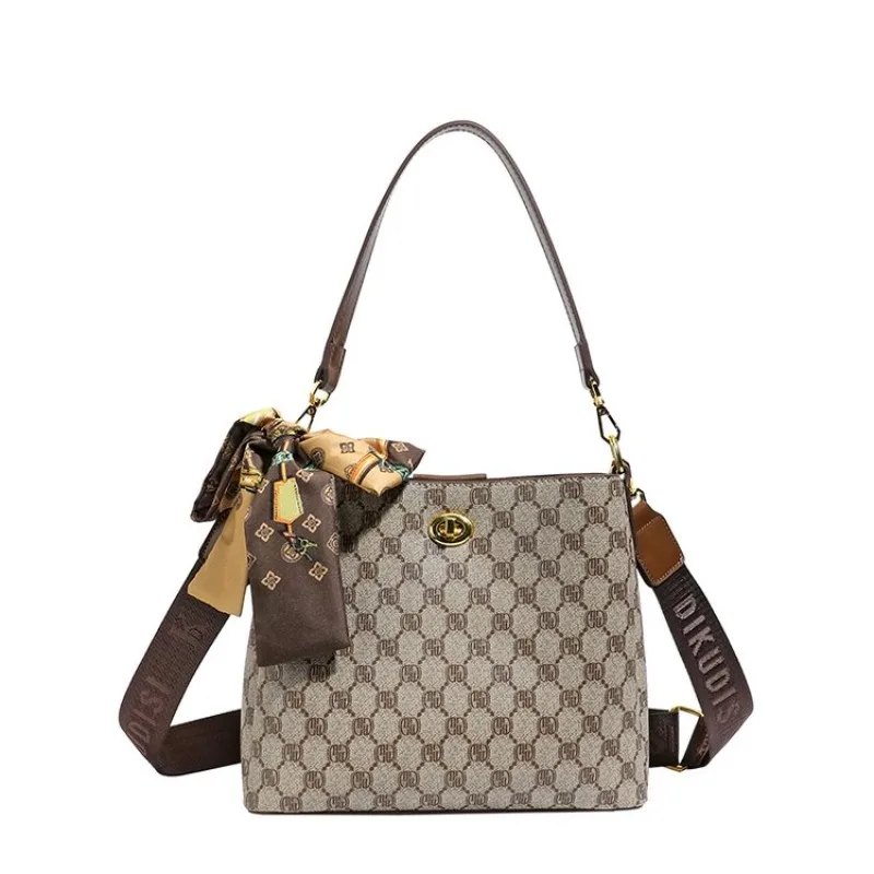 Fashionable Diaper Bag Ladies Messenger Purse Leather Crossbody Handbag Classic Elegant Solid Color Casual Simple For Work Party
