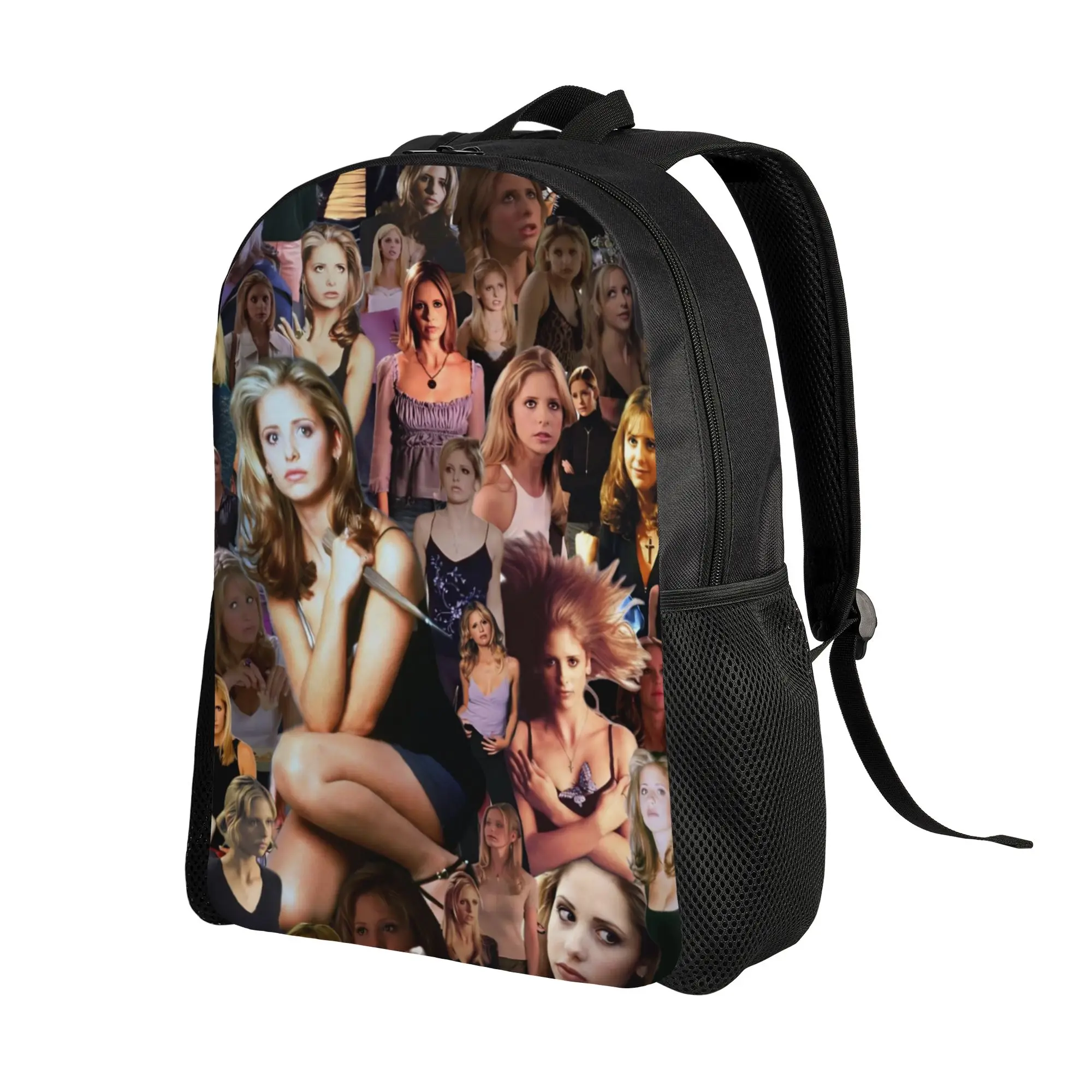 Buffy the Vampire Slayer Casual Backpack Sports Student Hiking Travel Horror Movie Daypack for Men Women College Canvas Bags