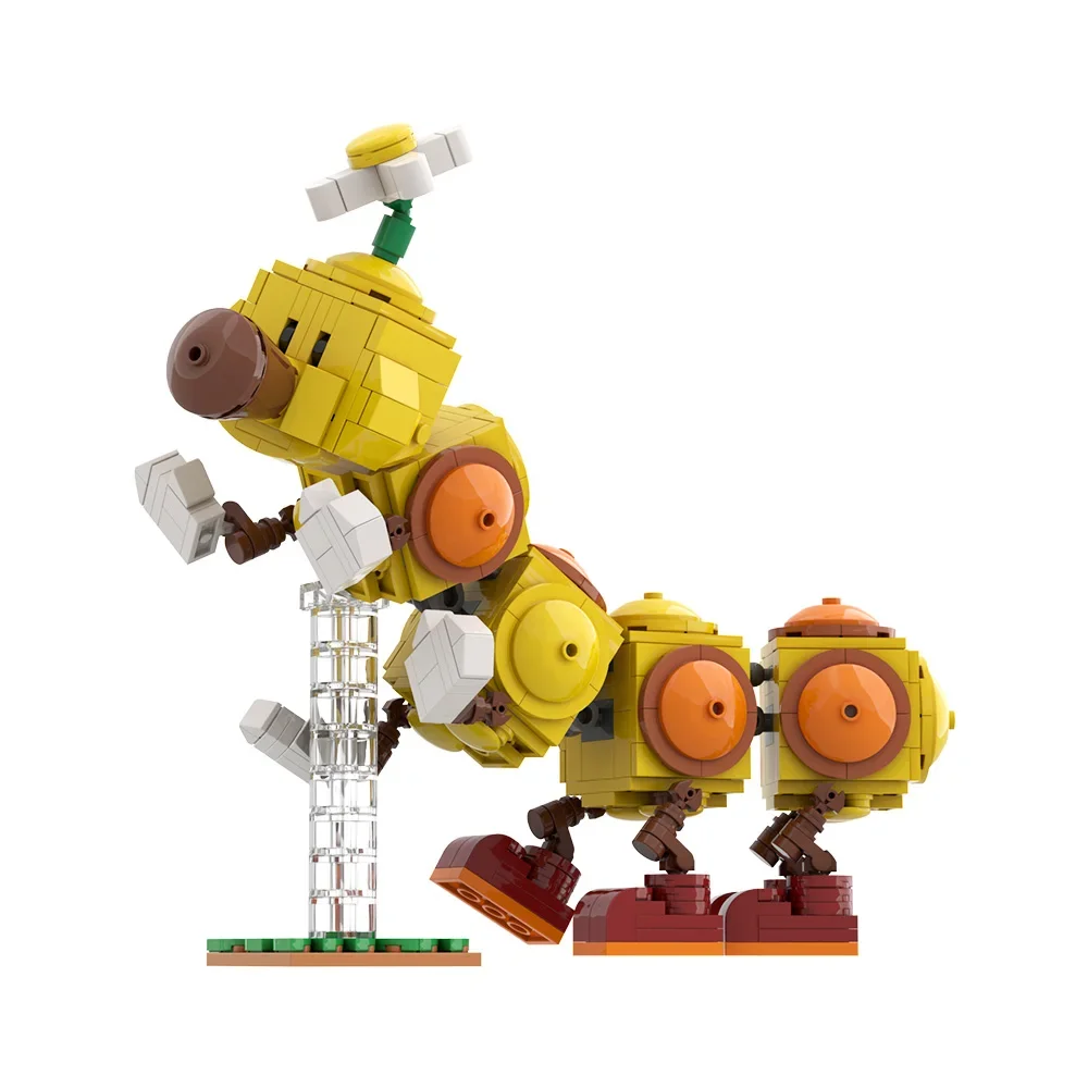 

MOC-163071 Happy Wiggler - Posable Display Figure 02 Bricks Model Happy Wiggler Buliding Blocks Assembly Toys Kids Birthday Gift