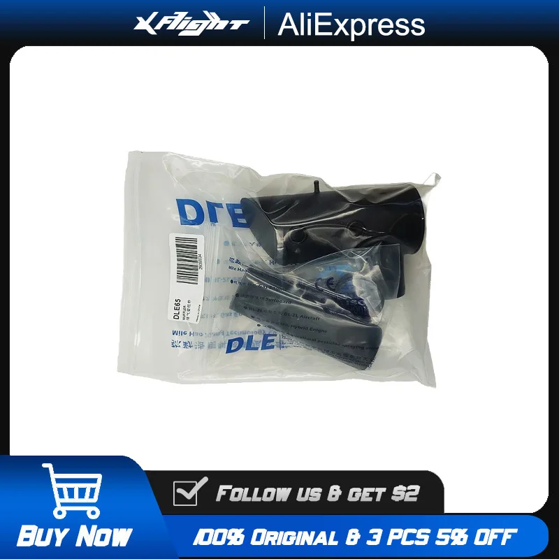 

DLE65 Exhaust Pipe Muffler for DLE65 Engine, Stainless Steel RC Airplane Gas Motor Parts, Performance Upgrade Accessories