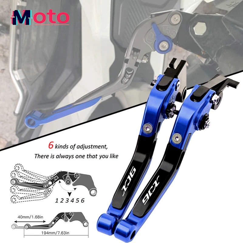 

For Yamaha XJ6 XJ6F XJ6N DIVERSION 2009-2015 Motorcycle CNC Accessories Clutch Brake Lever Extendable Adjustable Foldable Levers