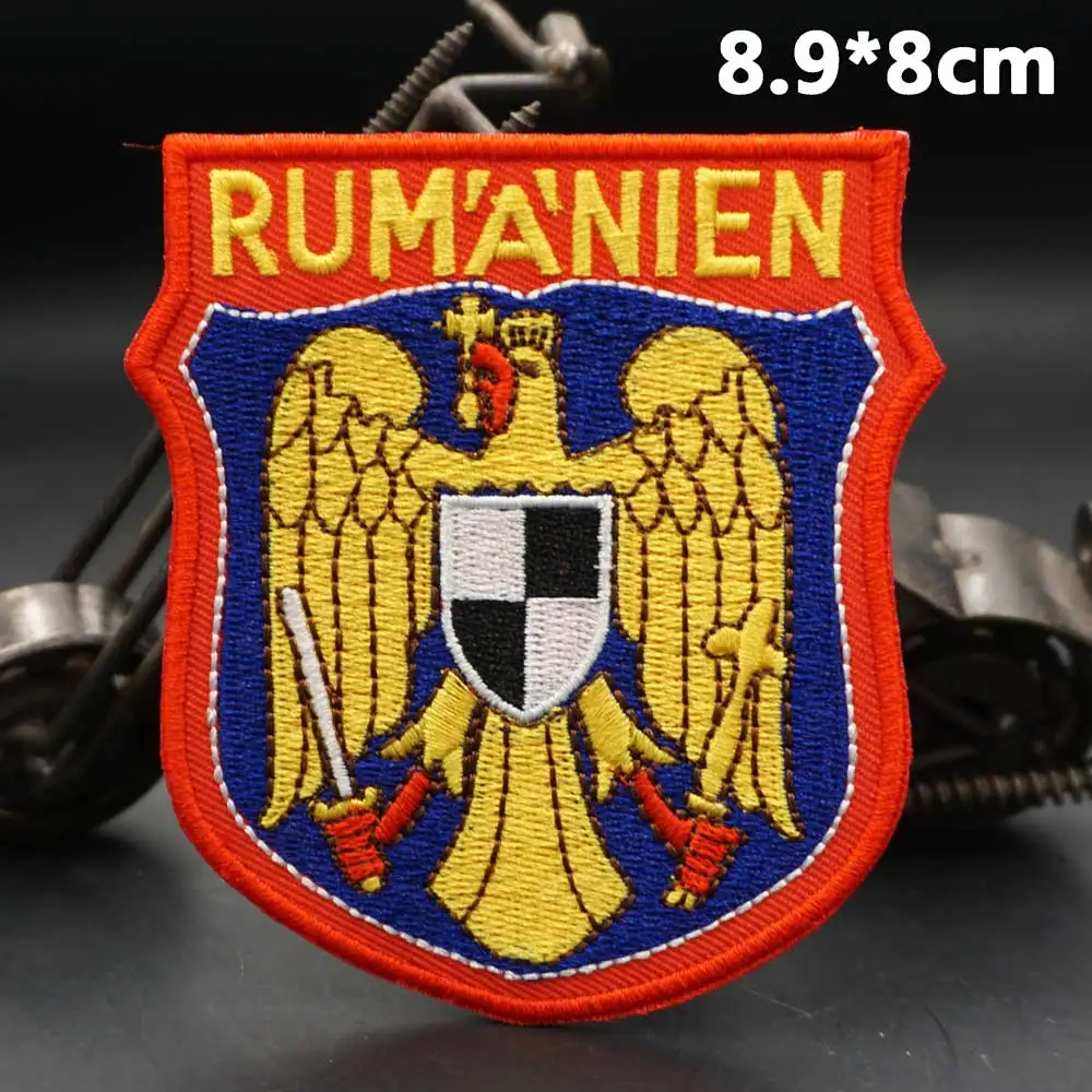 AA16-2 Militaryharbor WWII German Romanian Volunteer's Insignia II BeVo replica EMBROIDERY PATCH