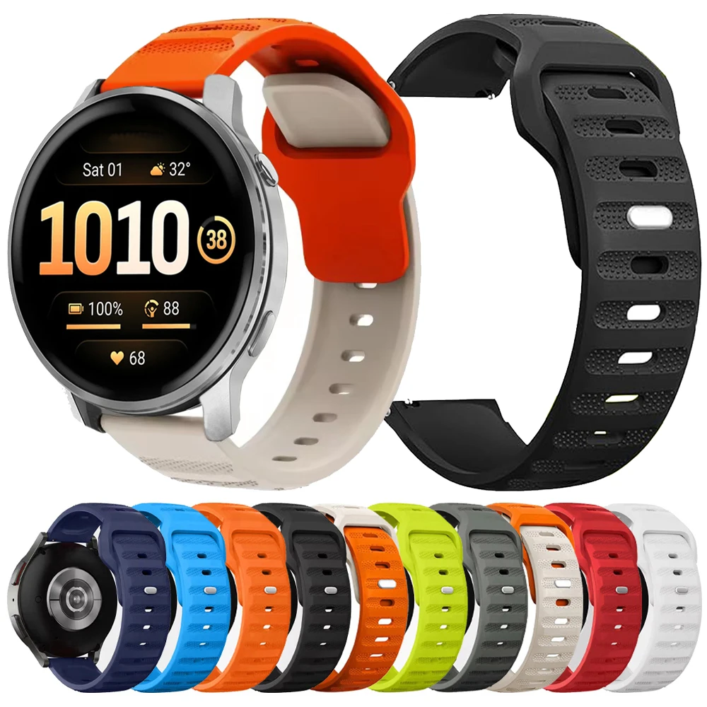 20 22 mm Silikon-Uhrenarmband für Garmin Venu 4 45 mm/Forerunner 570 165 265 Sportbänder für Garmin Vivoactive 5 6 Venu 3 Armband