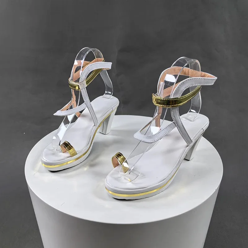 

2025 11 Cartethyia Game Wuthering Waves Обувь для косплея Хэллоуин Карнавал Новые модные ботинки Мужские и женские туфли на высоком каблуке