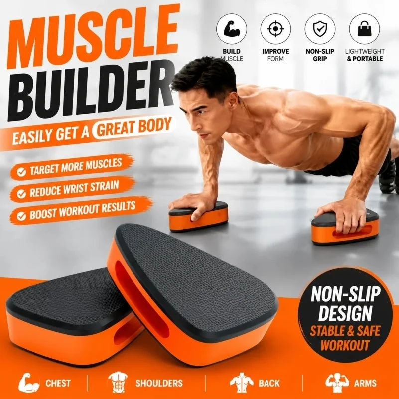 Push up pad, sliding disc, crawling pad, suitable for palm grip, lightweight, flexible, cushioning hand strength