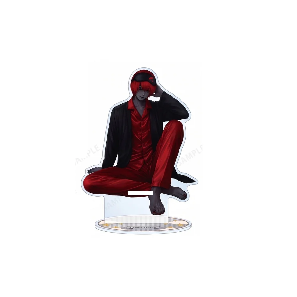 Homicipher Acrylic Stand Keychain Gothic Horror Style Mr. Crimson Mr. Hood Mr. Blank Character Merch Custom