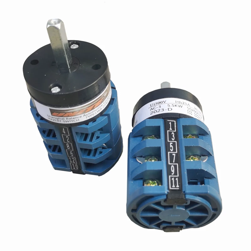 Ui-500V 25A 5.5W 50/60hHz UNITE tire dismantling machine dedicated forward and reverse reverse conversion switch 220V/380V