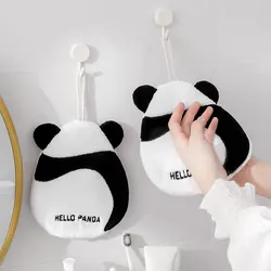 Tasarlanmış Chic banyo havlusu sevimli karikatür emici el havlusu olmayan dökülme asılı Panda silin havlu yumuşak çocuklar el havluları 핸드올 올