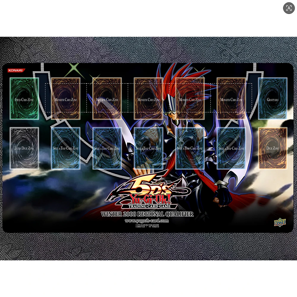 

Yu-Gi-Oh Playmat Gorz the Emissary of Darkness Card Pad Custom YGO Mat KMC TCG YuGiOh Mat-15