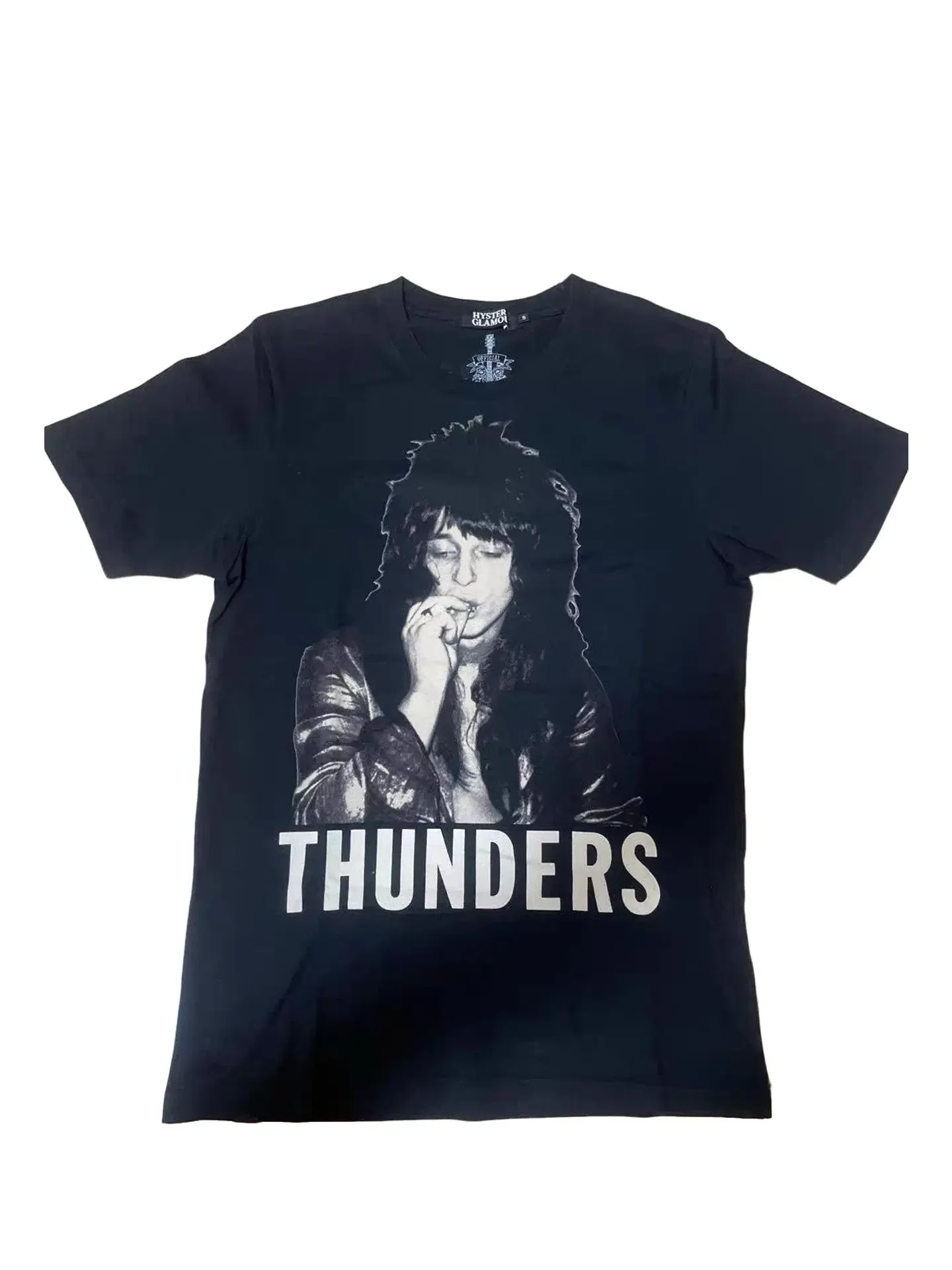 

Hysteric glamour band print casual short sleeve t-shirt