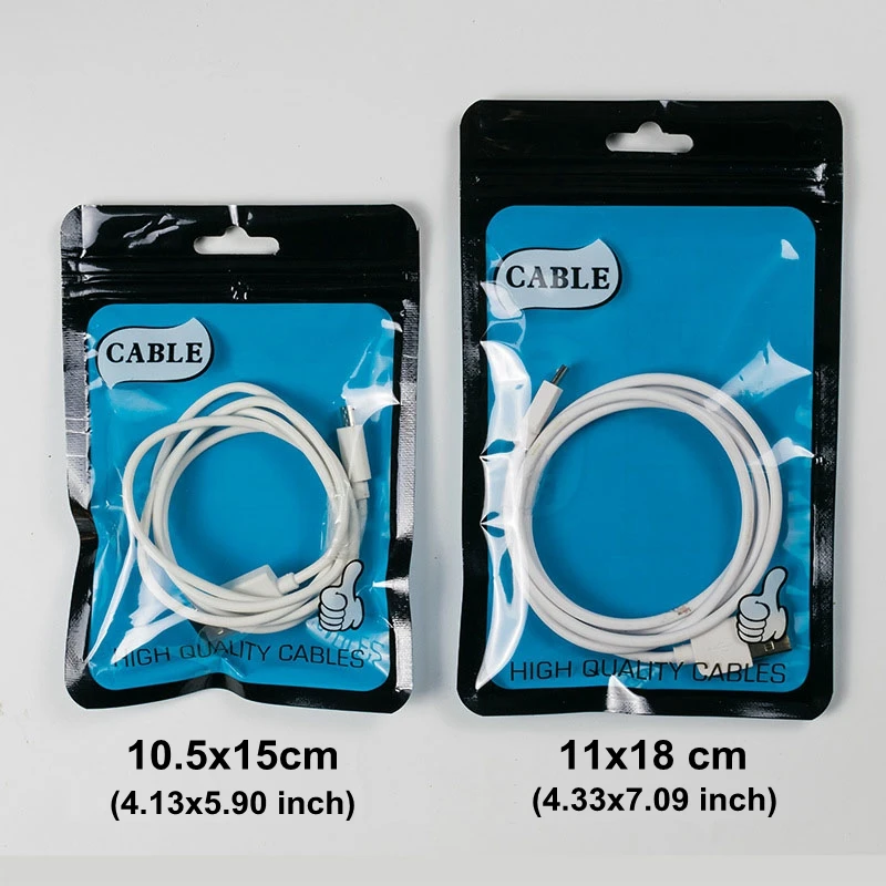 50Pcs 4 Maten Neutrale Plastic Zip Lock Cell Phone Case Tassen Pp Pouch Tassen Accesorries Verpakking Sealing Pouch Voor iphone Samsung