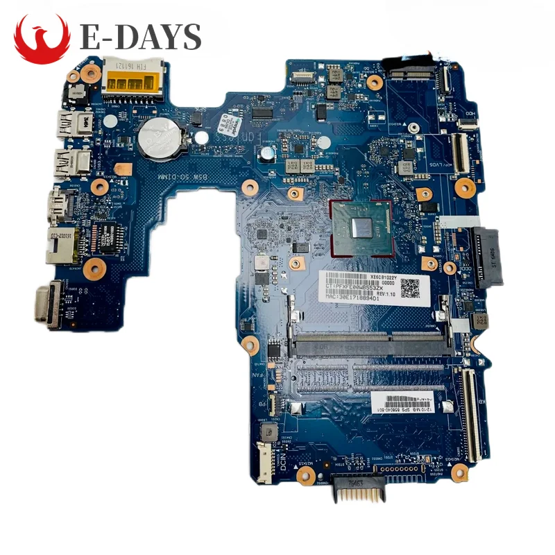 

For HP Pavilion 14-AM Laptop Motherboard 6050A2823301 Notebook Mainboard N3060 N3710 CPU UMA 100% Tested Ok