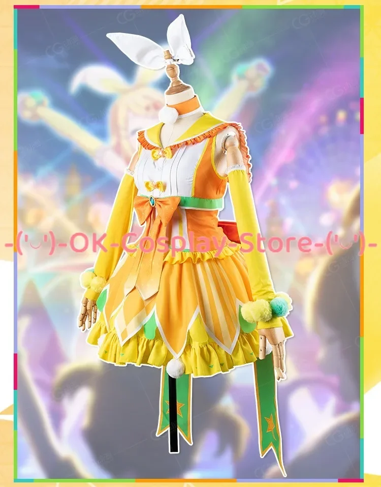 Disfraces de Cosplay del juego Rin Len, traje de fiesta lindo, proyecto Sekai, ropa de Cosplay, uniformes de Carnaval de Halloween, hechos a medida