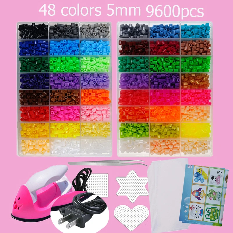 Kit de perles de fusible, mini kit de perles de fusible de 5 mm, fer Kit de perles de fusible, mini kit de perles de fusible de 5 mm, fer