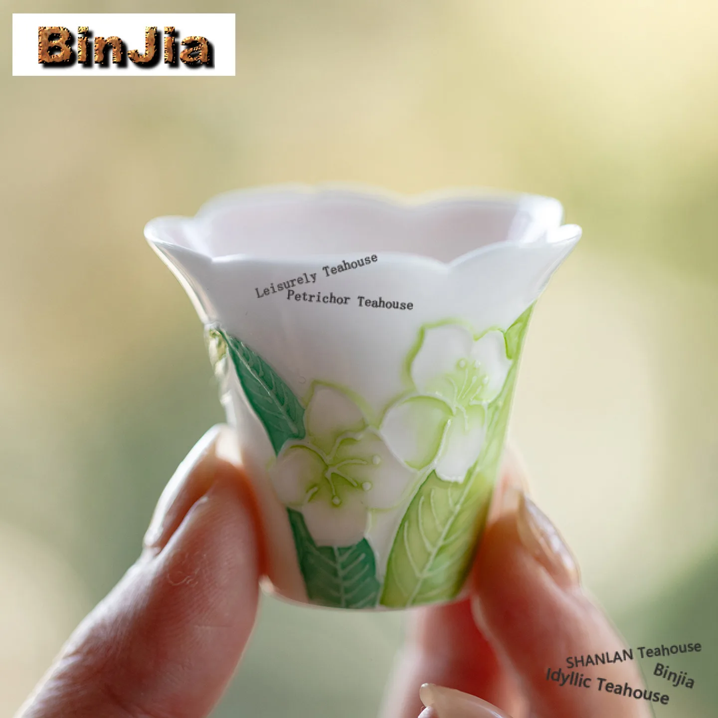 Arita Porcelain Hand-painted Pastel Teacup Luxury Tea Bowl Tea Cup Set Tea-tasting Smelling Cup Jianzhan Master Cups Cha Craft