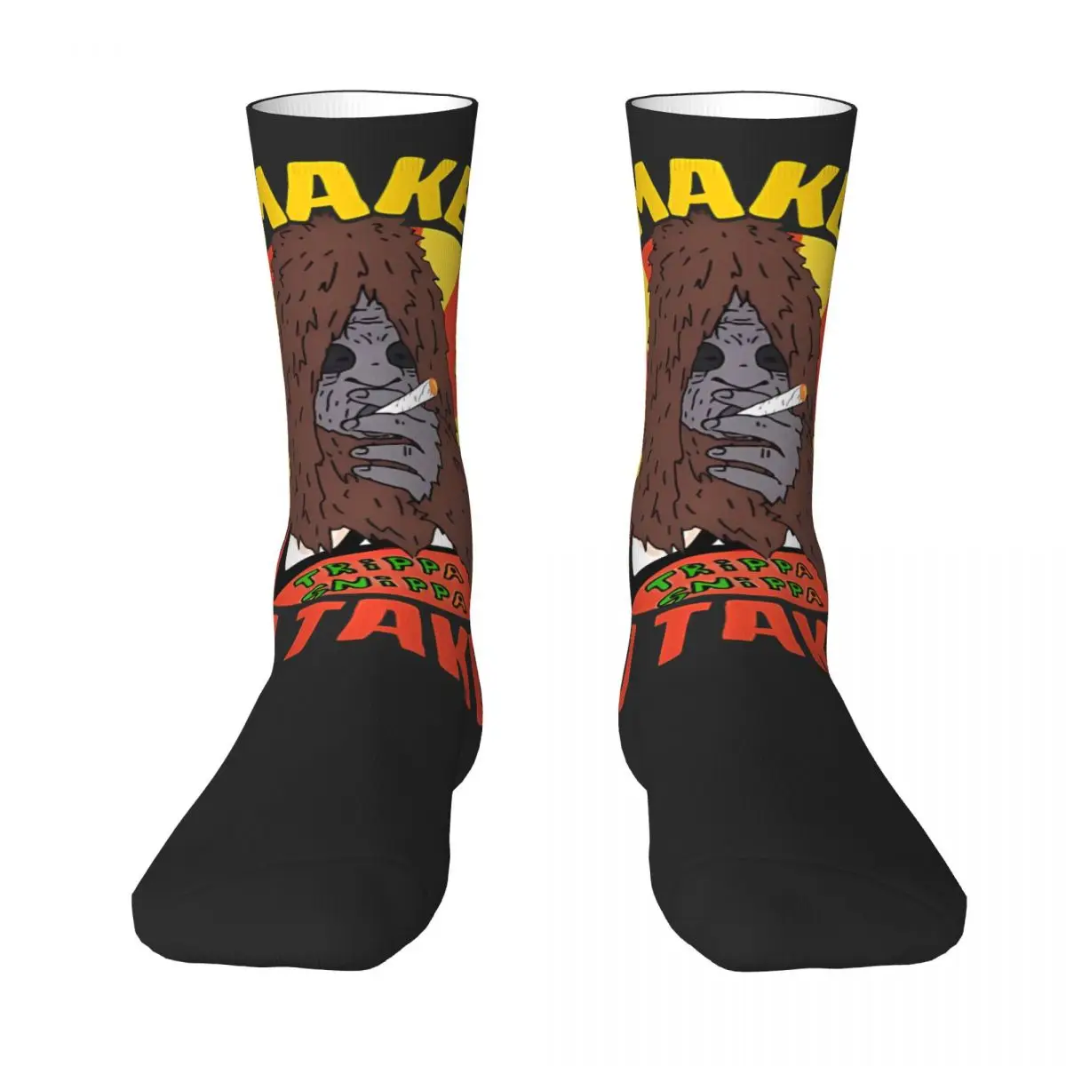 Funny Crazy Sock for Men Exhilarating Hip Hop Harajuku Sassy The Sasquatch Happy Quality Pattern Printed Boys Crew compression