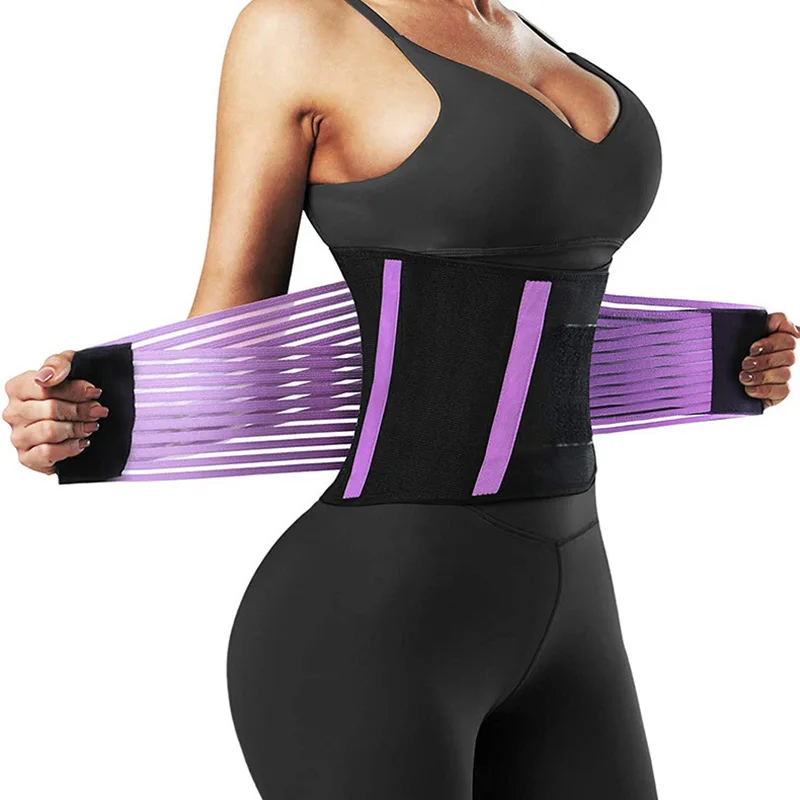 Women Waist Trainer Body Shaper Slimming Sheath Woman Flat Belly Trimmer Corset Fitness Belt Cincher Workout
