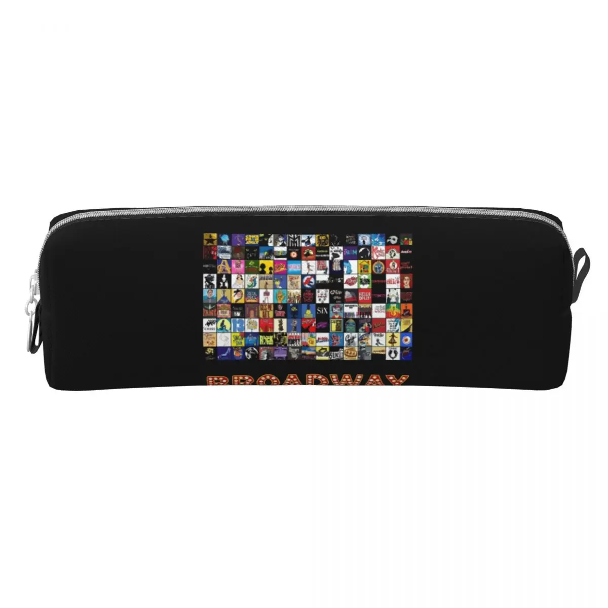 

Broadway Musical Theatre Logos Hand Drawn Pencil Cases Large Capacity Pen Bags Pen Box For Boys Girls Pencil Pouch Cosmetic bag