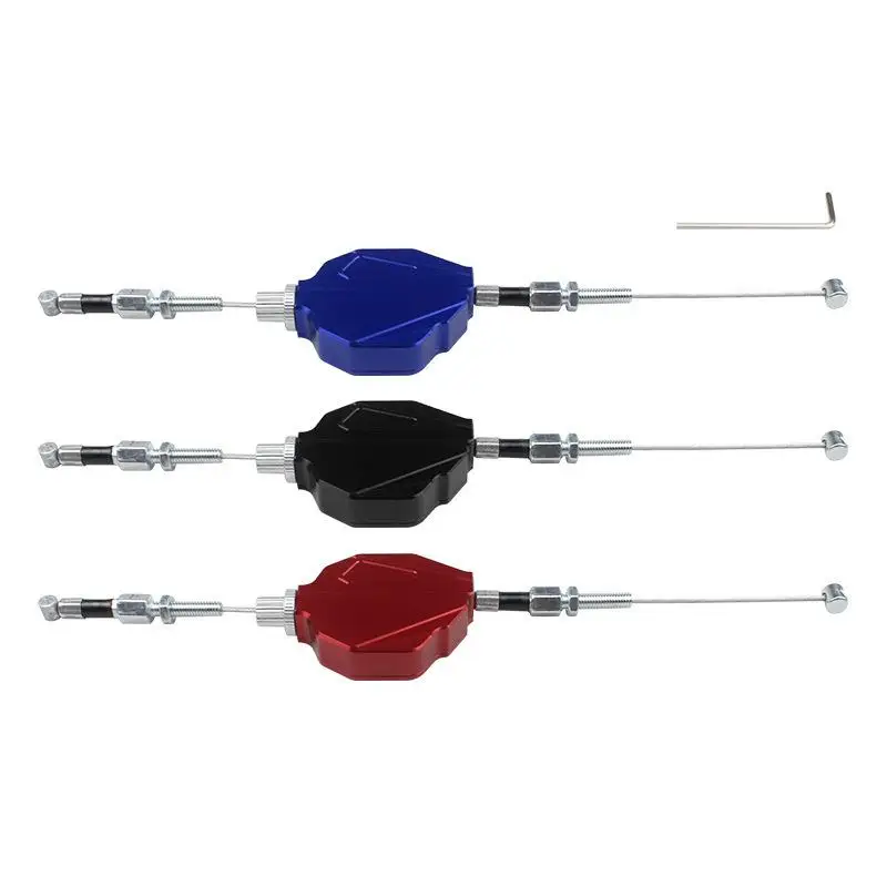 Stunt Clutch Lever Easy Pull Cable: 1 Set Extension Line Off-road Dirt Bike Pit Bike UTV ATV