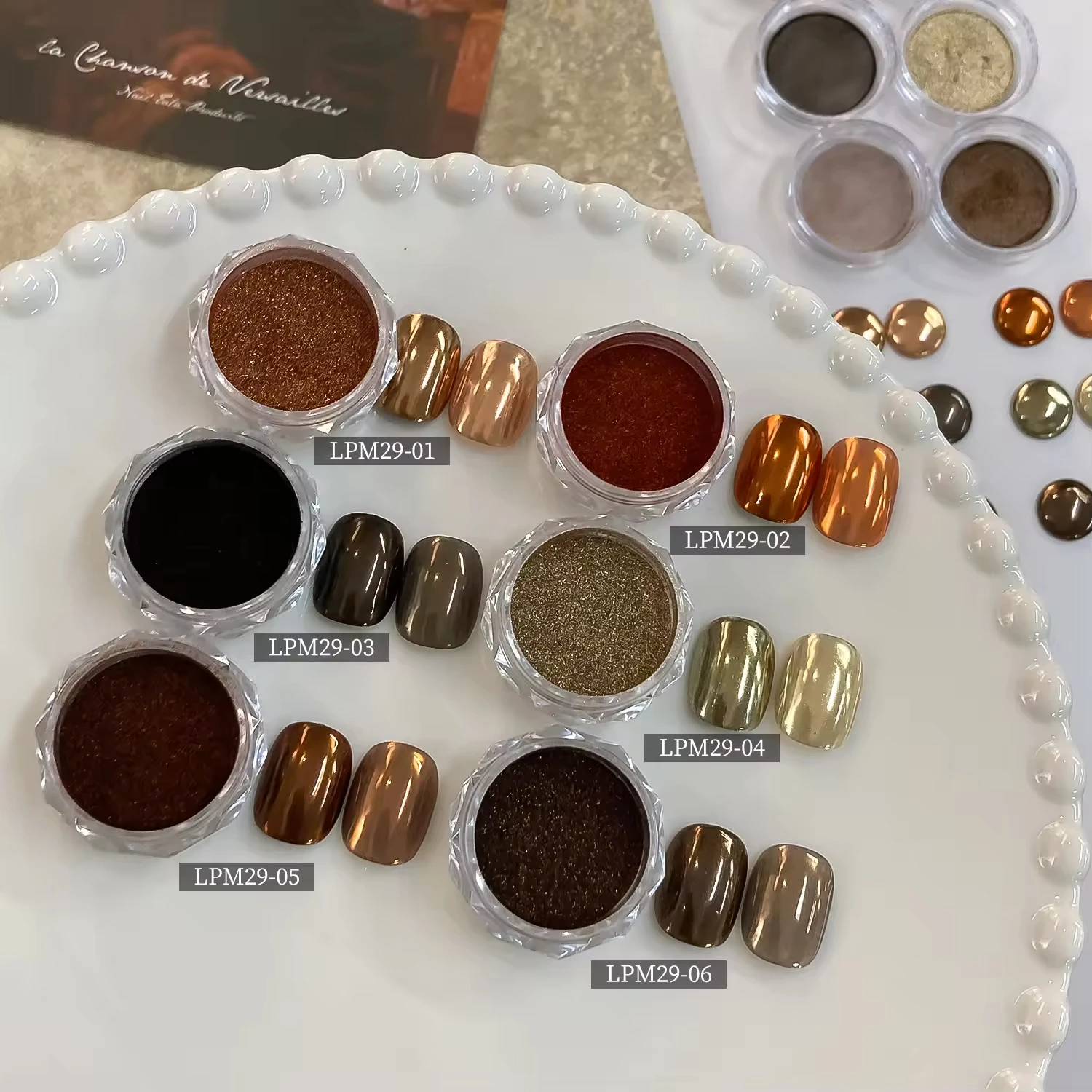 New Winter and Autumn Color Optional Mirror Powder Nail Gel Powder DIY Nail Powder