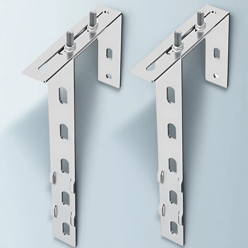 

Balcony Solar Panel Mount Hooks Set of 2 Brackets for Solar Power Plant Installation Strong Durable Solar Panel Accessories