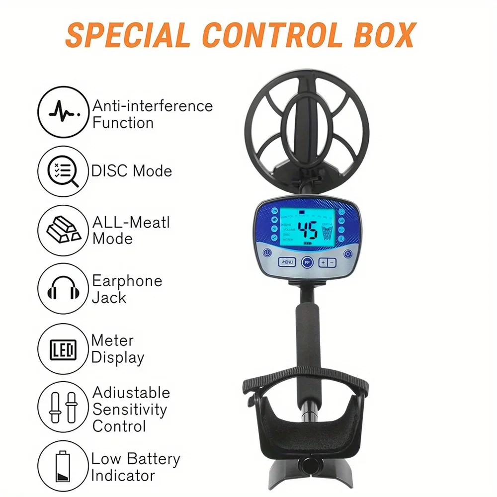 Rilevatore di metalli impermeabile T11 profondità professionale sotterranea rilevatore d'oro altamente sensibile cacciatore di tesori che rileva puntatore