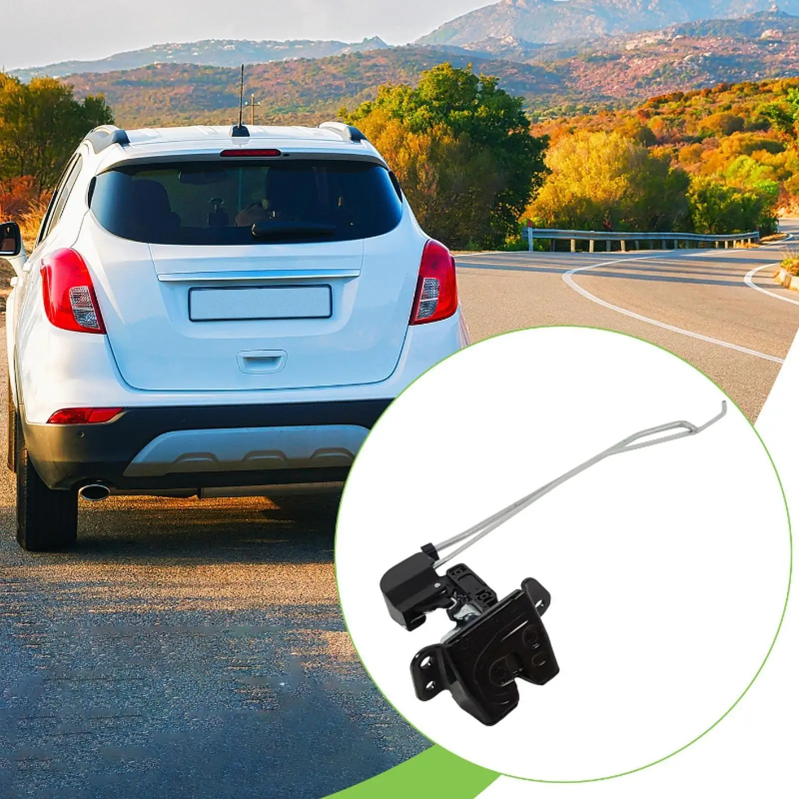 

81230-2B000 Rear Trunk Door Latch Assembly Replacement for Hyundai Santa FE 2007-2012 Quick Installation Accessories Sturdy