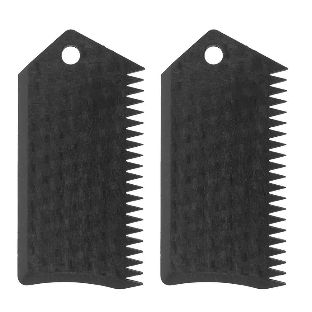 

1 пара профессиональных пластиковых скребков для воска для серфбордов с карбоновым дизайном, эффективное удаление воска, незаменимый инструмент для ухода за серфбордом