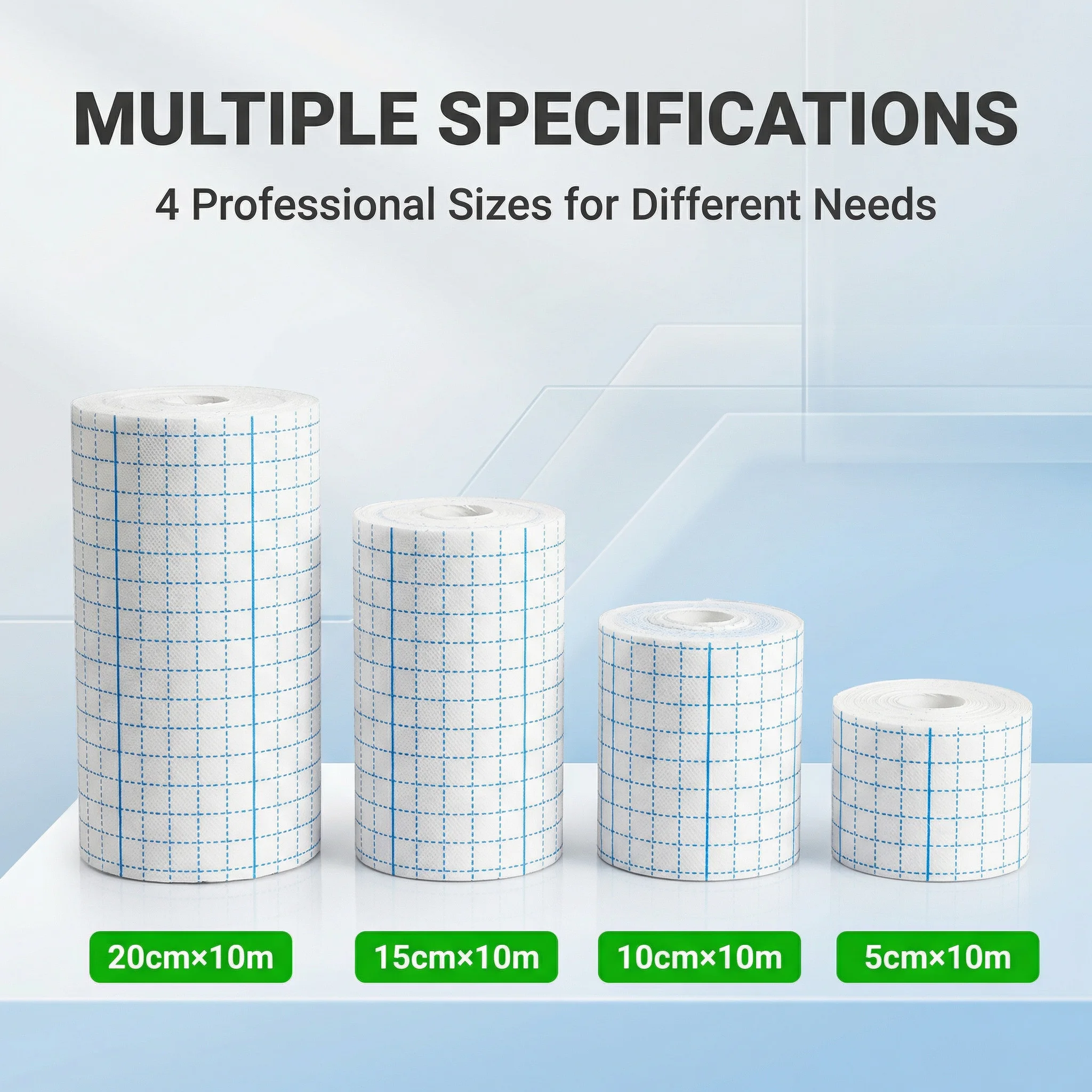 

Пластырь-бинт 10 м, 5/10/15/20 см, клейкий, дышащий, для фиксации ран, медицинский, нетканый