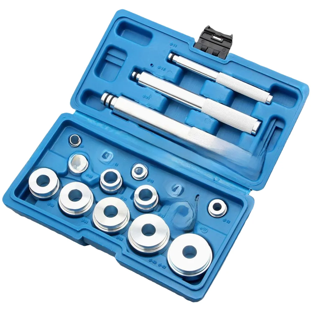 17PCS Inclined Bearing Removal Tool-Set Wheel Bushing Extractor Auto Repair Kit For Car Hub For Suspension Workshop Maintenance