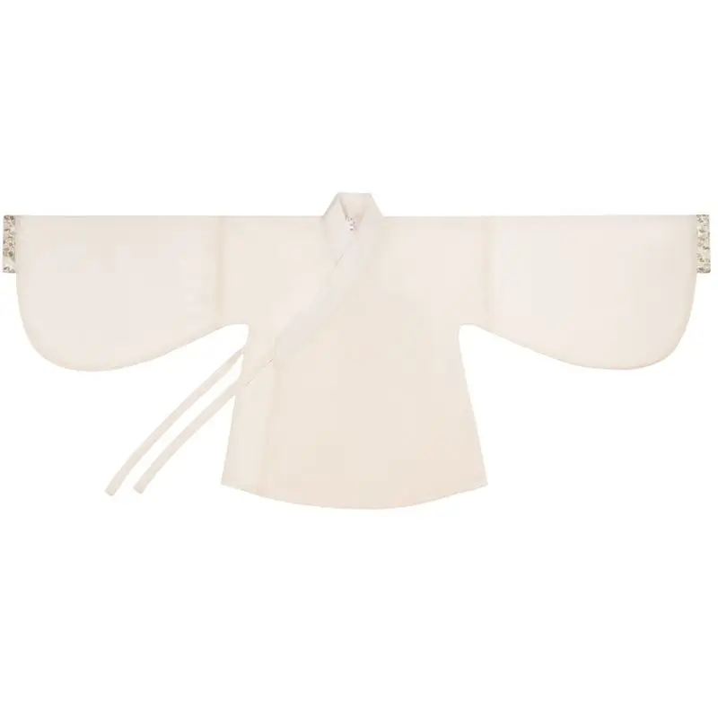 

Летний тонкий шелковый топ Ханьфу больших размеров, свободного кроя, с цветочной вышивкой, легкий, дышащий, на каждый день