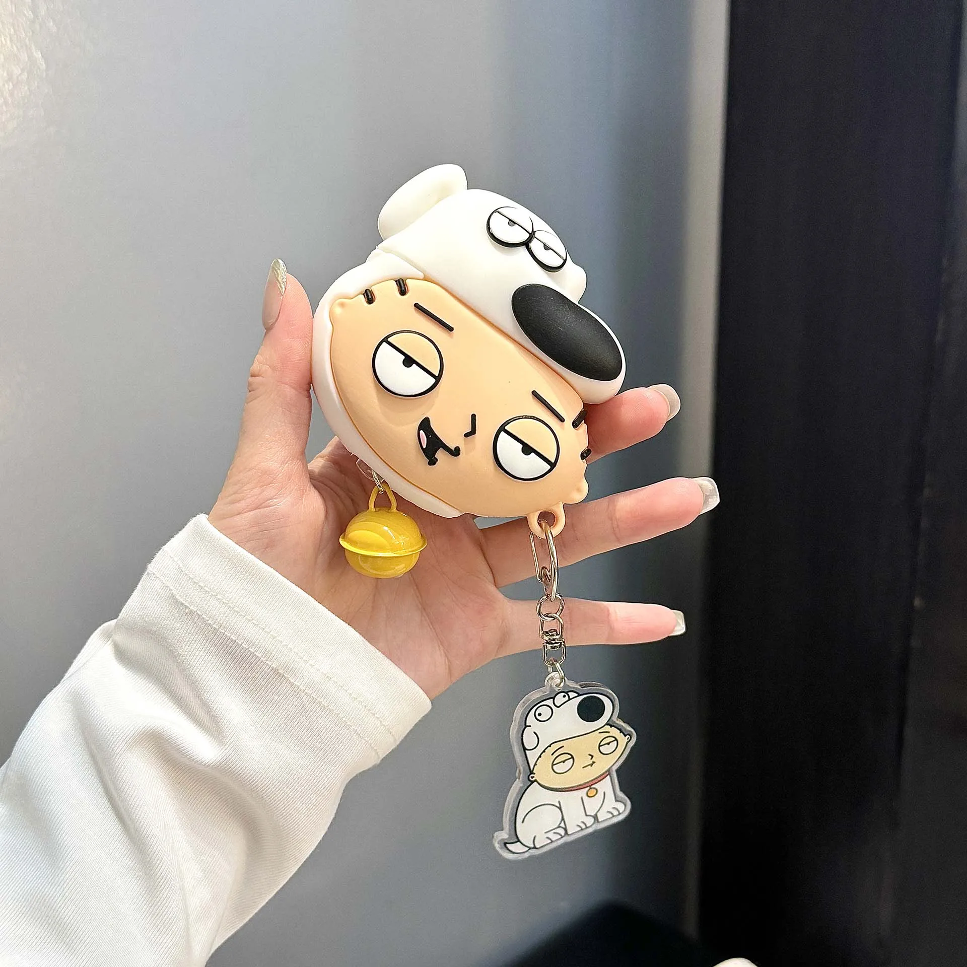 Cute Cartoon Dumplings Headgear Wireless Bluetooth For Apple AirPodsPro3 2025 New Earphone Case AirPods 4th 1 2 3 Generation