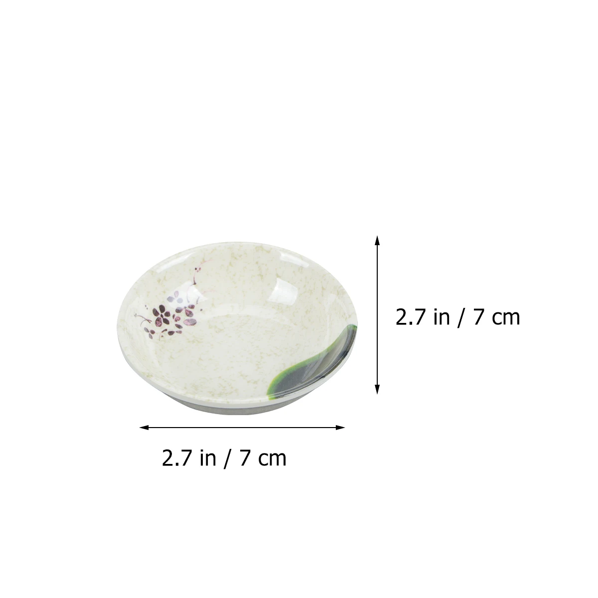 

6pcs Sauce Plates Melamine Dishes Set Small Bowls Toddler Dipping Condiment Container Seasoning Dish Serving Plates Kitchen