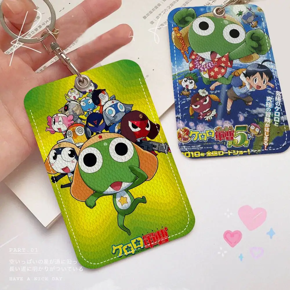 Popular S-Sgt F-Frog Anime 1pc INS Creative Cartoon Student Campus Card Holder For Meal Card, Bus Card, Work Card, Etc