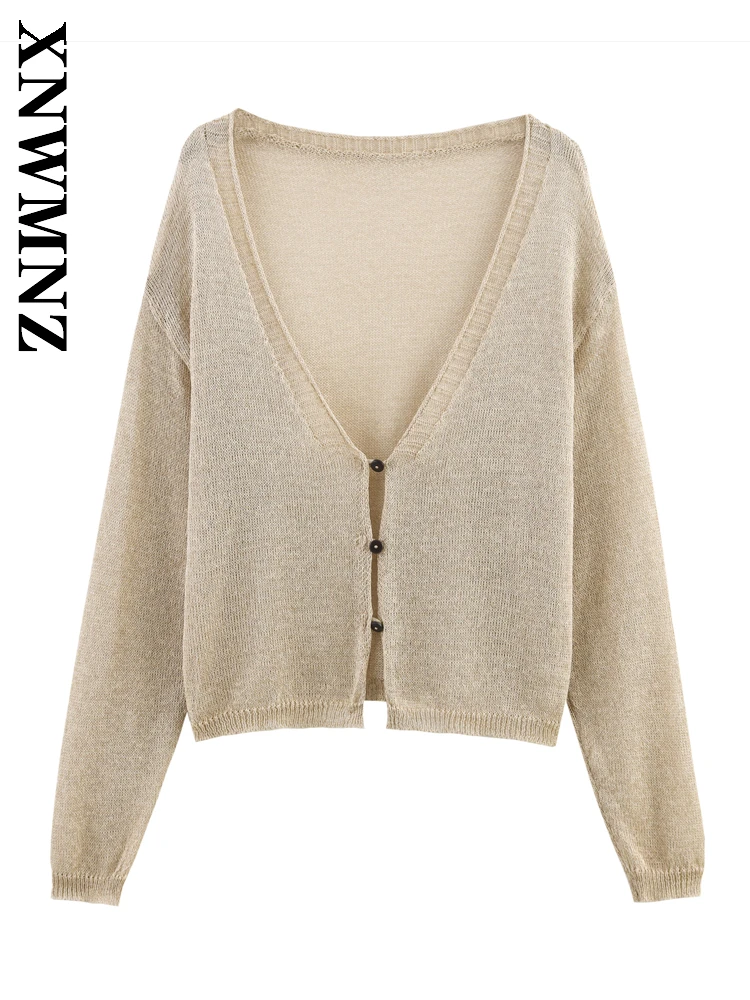 

XNWMNZ летняя женская винтажная модная трикотажная футболка с длинными рукавами, простой весенний женский свитер цвета хаки с v-образным воротником, пуловер для поездок на работу