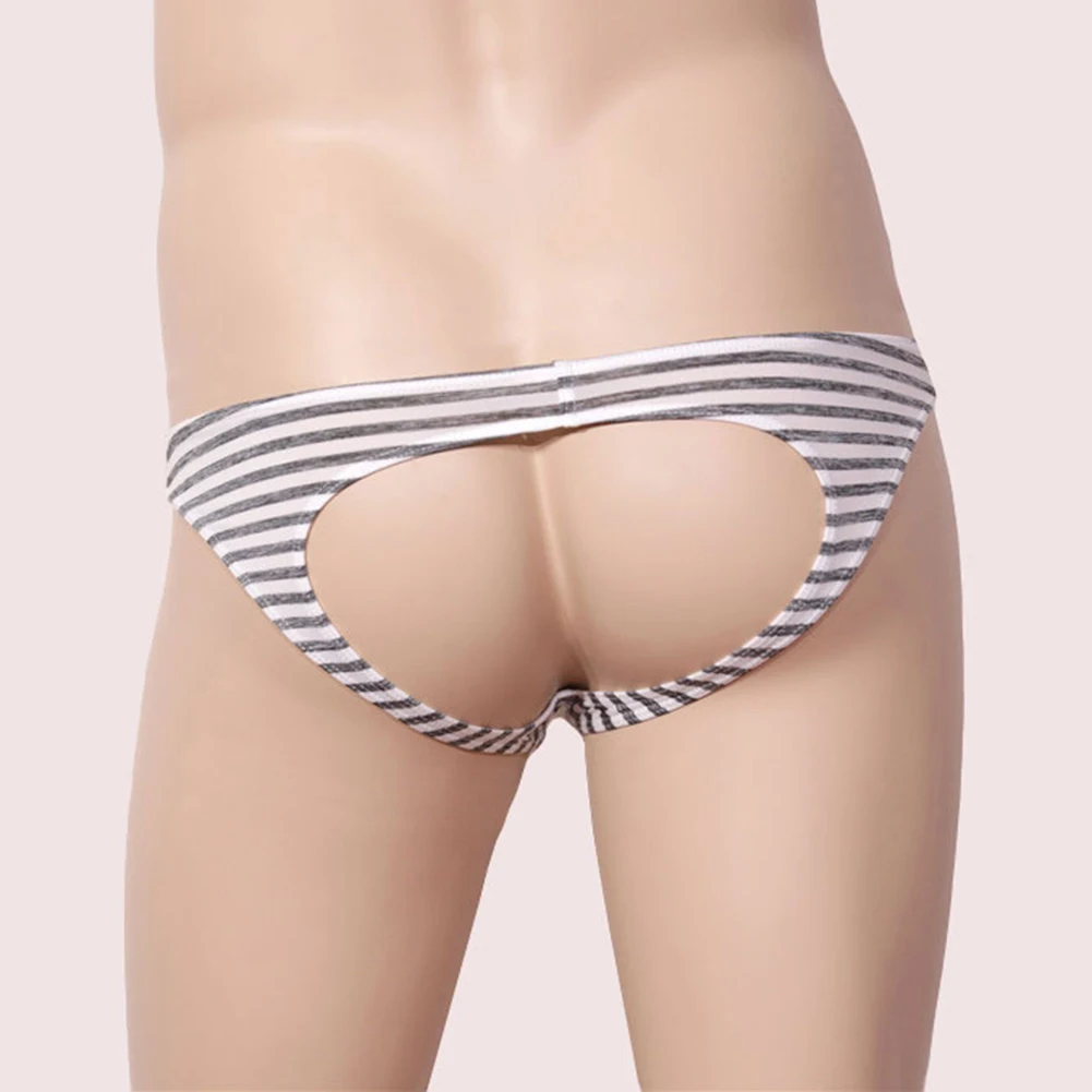 

Brief Men Underwear Daily Holiday Summer Cotton Lingerie Low Waist M-2XL Middle Stretch Panties Pouch Regular Sexy