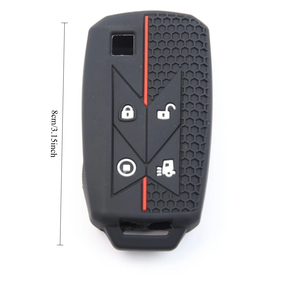 4 Buttons High Quality Silicone Pickup Truck Car Key Case Caps Key Cover For Renault Euro 6 Series T C K Gama Shell Bag Keyring