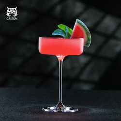 Pre03 Crison Minimalist Thin Japanese Style Cocktail Glass Wide-Mouthed Champagne Glass Martini Glass for Home Barware