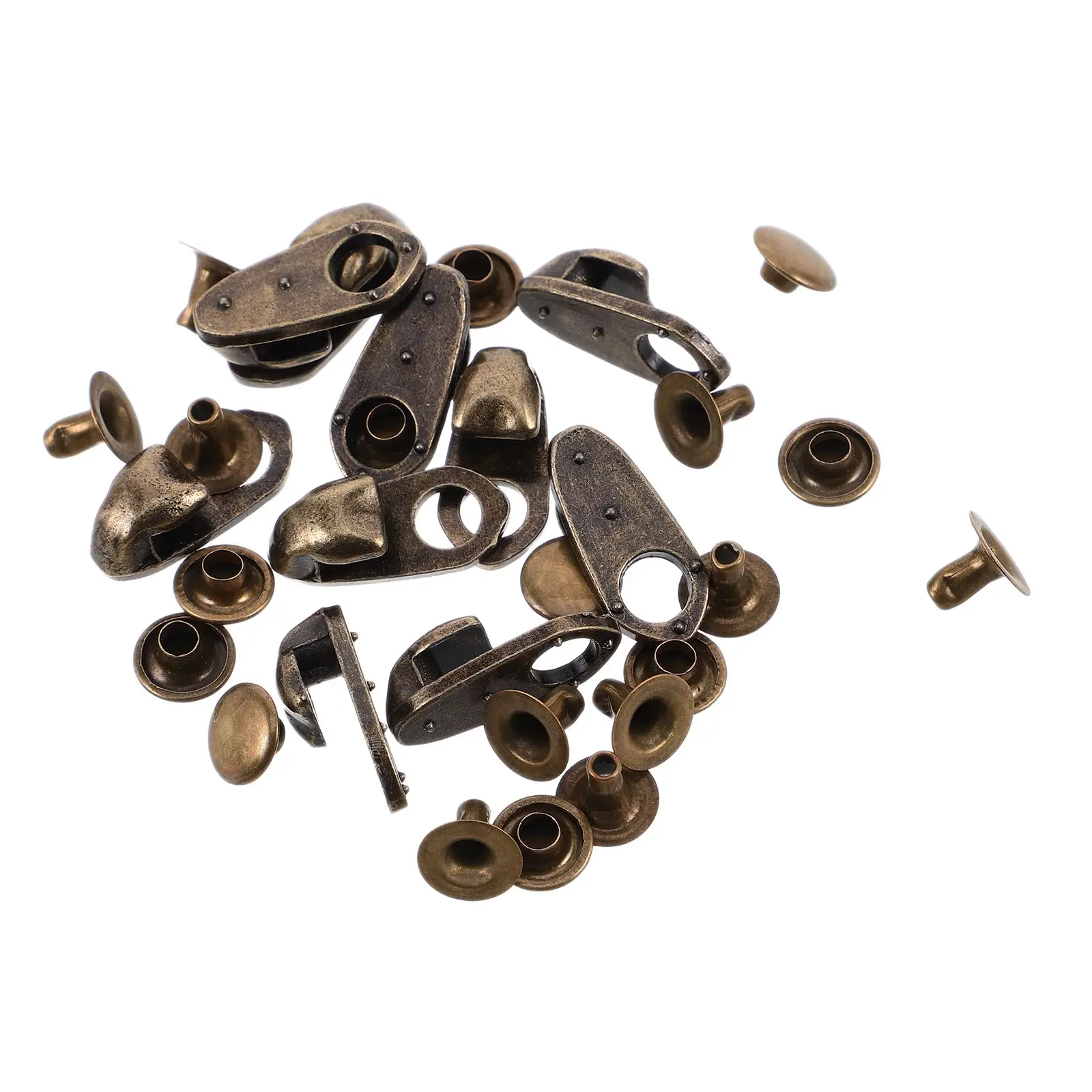 

10 Pcs Lace Hooks Boot Buckle Replacement Alloy Metal Durable Repair Kits Shoe Straps For Heels Versatile Application
