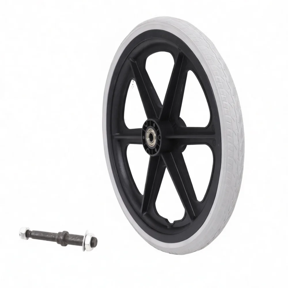 Replacement Wheelchair Rear Tire 12 5 Inch Solid PU Honeycomb Non Inflatable Fit For Yubang 16 Inch Wheelchair Parts