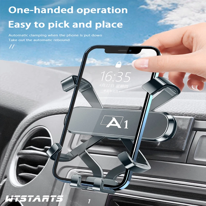 Car Phone Holder Mount Stand For Audi A1 8X Sportback Adjustable GPS Navigation Mobile Phone Bracket Car Lnterior Accessories